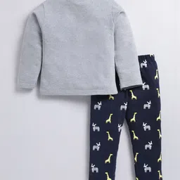 Toonyport Boys Graphic Printed Round Neck Pure Cotton T-shirt With Trousers image 2