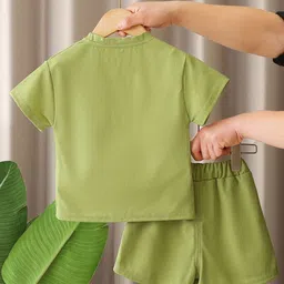 INCLUD Boys Cartoon Patch T-shirt With Shorts image 3