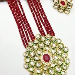 PUJVI Crystal-Studded Jewellery Set-picture-14