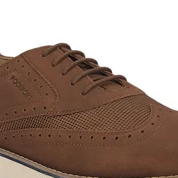 Rockport Men Textured Lace-Ups Round Toe Leather Formal Oxfords image 4