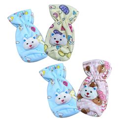 Chinmay Kids Soft Baby Feeding Bottle Cover | Pouch Closure 240ml | Nursery Print (Pack of 4)-picture-43
