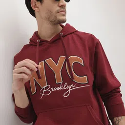 The Roadster Life Co. Applique Hooded Relaxed Sweatshirt image 1