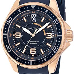 Nautica Men Patterned Dial & Straps Analogue Watch NAPKMF302 image 3