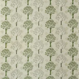 GEET CREATIONS Green Set of 3 Floral Room Darkening Window Curtain image 3