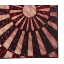 MODEFE Red Abstract Anti-Skid Nylon Carpet image 2