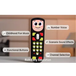 negocio NEGOCIO- Baby Remote Control Toy Realistic Toddler TV Remote Early Education Learning Remote Kid Infant Baby Toys- PACK OF 1- COLOR MAY VARY image 5