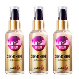 Sunsilk Pack Of 3 Super Shine Serum - 45ml Each-image-51