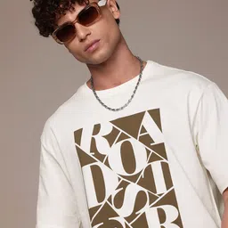 The Roadster Lifestyle Co. Men Printed Pure Cotton Relaxed Fit T-shirt-picture-28