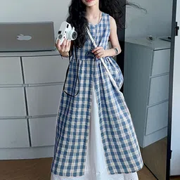 LULU & SKY Girls Checked Tunic-picture-29