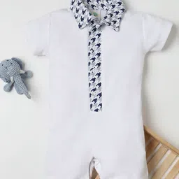 Fancy Fluff Whiz Kid Half Cotton Romper-picture-17