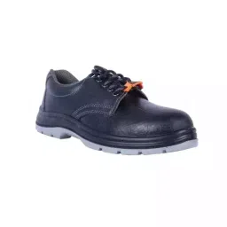 Contablue PANTHER Series Steel Toe Safety Shoes Low Ankle Leather Black Size UK 11, PANTHER201-picture-25