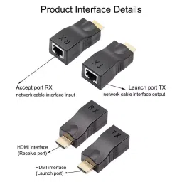 LOTA HDMI Extender for Upto 30 m High-Speed 1080p HDMI Signal Transmission Plug & Play, MST-837-LT image 4