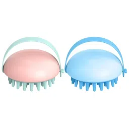 Kuber Industries Hair Massager Shampoo Brush Pink Blue (Pack of 2)-picture-14