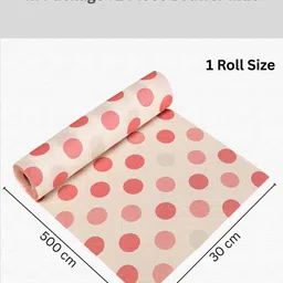 TASKHOUSE 2-Pcs White & Pink Polka Dot Printed Drawer Organiser image 4