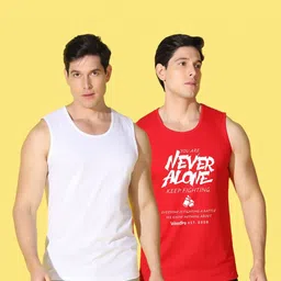 WOOSTRO Men Typography 2 Printed Raw Edge Slim Fit T-shirt image 4