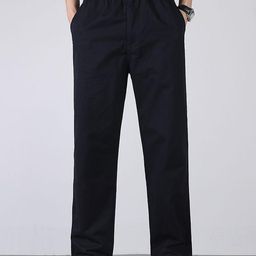 StyleCast x Revolte Men Straight Fit Mid-Rise Easy Wash Cotton Regular Trousers-picture-32