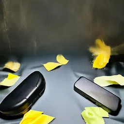 SREY Unisex Black Lens & Black Square Sunglasses with-picture-16