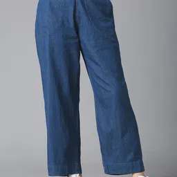 CORSICA Women Relaxed Straight Leg Loose Fit Parallel Trousers-image-48