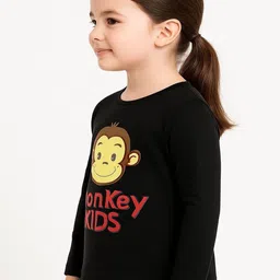 Sportcult Girls Graphic Printed T-shirt-picture-58