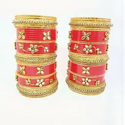 SGN fashion Red Plastic Bangles-picture-10