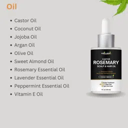 Phillauri Set Of 3 Castor Rosemary Scalp & Hair Oil For Boost Hair Growth-30ml Each image 4