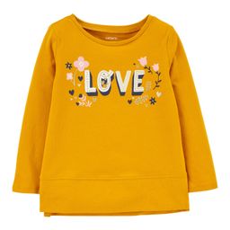 Carter's Love Jersey Top - Mustard-picture-21