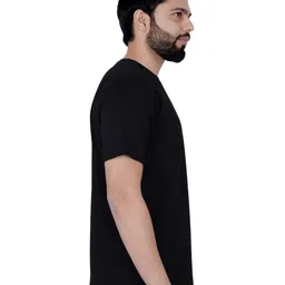 LA MILANO Men Graphic Printed Round Neck Pure Cotton Slim Fit T-shirt image 3