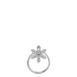 VALANOVA Women 14 Kt White Gold Lab Grown Diamond Nosepin 0.27 gm-picture-19