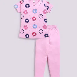 Todd N Teen Girls Printed Night suit-image-21