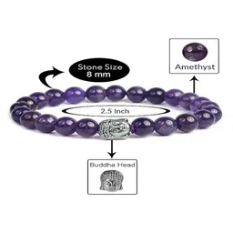 Bilqis Women Amethyst Charm Bracelet image 2
