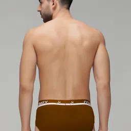 AMUL COMFY Men Pack Of 2 Pure Cotton Mid-Rise Basic Briefs image 3