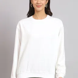 Obaan Women Solid Full Sleeve Sweatshirt-image-17