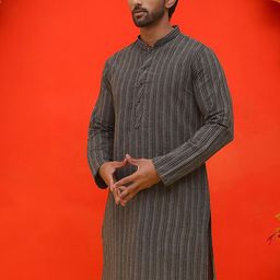 Anouk Rustic Men Striped Kurta-picture-31