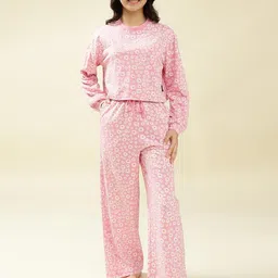 Lil Tomatoes Girls Cotton Printed Night suit-image-44