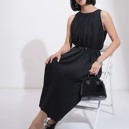 CHIC BY TOKYO TALKIES Women Fit and Flare Midi Dress-picture-30