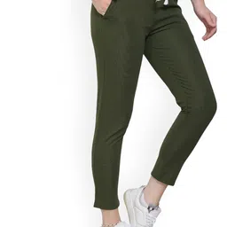 KASHMIRI QUEEN Women Pack Of 2 Mid Rise Track Pants image 2