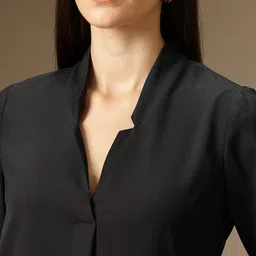 Chemistry Lapel Collar Shirt Style Top image 5