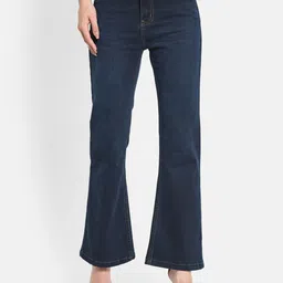 METTLE Women Bootcut Light Fade Stretchable Jeans image 2