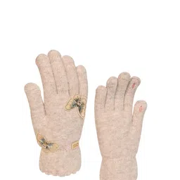 LOOM LEGACY Women Touchscreen Woollen Gloves-image-71