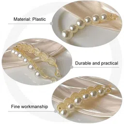 DN Creation Women Set of 2 Embellished Banana Clip image 3