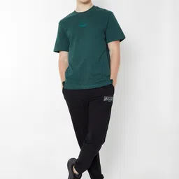 max Typography Printed Round Neck Pure Cotton T-Shirt-image-24