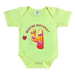 Cute Pals Kids Monthly Milestone Baby Birthday Printed Cotton Bodysuit-picture-13