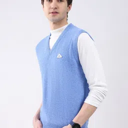 Monte Carlo Men Woollen Sleeveless Sweater Vest image 3