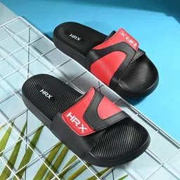 HRX by Hrithik Roshan Men Colourblocked Sliders image 1
