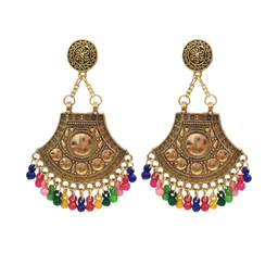 Weariton Women Gold-toned Chandbalis Earrings-picture-38