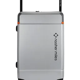 Nasher Miles Oslo Polycarbonate Medium Grey Trolley Bag - 26 Inch (66 cm)-image-5