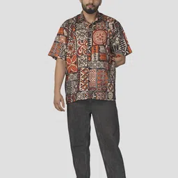 Mast & Harbour Men Relaxed Printed Casual Shirt image 4