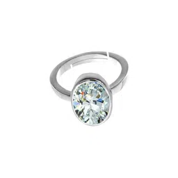 GenZcomplex Silver-Plated Brass Zircon Finger Ring-image-54