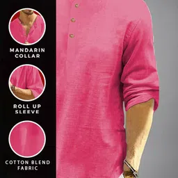 HAZEL CLOTHING Men Kurta image 3