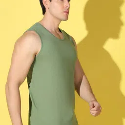 WOOSTRO Pack of 2 Printed Combed Cotton Innerwear Vests with Intelliease Technology image 3